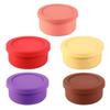 Pote de Silicone para Conservar Alimentos Transfronteiriço, Lancheira, Selado e Conserva Fresca, Caixa de Frutas de Grau Alimentício, Micro-ondas, Personalizável com Tampa