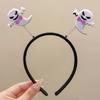 Diadema para fiesta de Halloween, suministros decorativos, diadema para festival de fantasmas, cuerno de diablo, sello divertido para el cabello, tocado, accesorios para el cabello transfronterizos