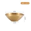 Tazón de Sopa de Acero Inoxidable 304 de Doble Capa Antiescaldante con Rosca, Tazón para Arroz, Tazón para Hot Pot Picante, Tazón para Ramen, Tazón para Fideos con Rosca, Tazón Cónico