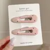 2026 Nuevo Pasador de Pelo de Dibujos Animados Pasador de Pelo Dulce con Lazo Pinza Lateral Exquisita de Gama Alta Pinza de Pato