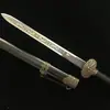 Artesanías Turísticas Espada Pequeña Espada Han Espada Integrada Espada de Defensa Espada de Metal Espada Dura Wolong Arma Fría Espada Qin Hoja sin Abrir