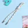 Muñeca de Cuerda Tejida Llavero de Cuerda Relleno Cadena Doble Capa para Teléfono Móvil Mosquetón de Nylon Accesorios Colgantes Hechos a Mano para Teléfono Móvil