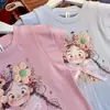 2026 Novo Estilo de Verão Conjunto de Shorts de Manga Curta para Meninas Algodão Casual e Estiloso Conjunto de Duas Peças para Crianças Pequenas e Médias Atacado e Varejo