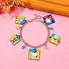 Pulsera de Personaje de Dibujos Animados Best-Seller Europeo y Americano Transfronterizo Donald Moda de Nicho Aleación Goteo de Aceite Joyería Fábrica al por Mayor