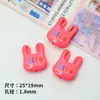 Bolsas de Mano de Acrílico de Colores, Bolsas de Basura Pintadas, Cuentas para Joyería DIY con Agujero, Accesorios, Cadenas para Teléfono, Llaveros