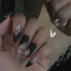 Uñas postizas europeas y americanas cortas, medianas y largas, tipo ataúd, ballet, parches de uñas, productos terminados en caja, se pueden diseñar con dibujos y muestras.