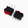 Interruptor Basculante KCD11 Interruptor de Alimentación Pequeño Microinterruptor 2/3 Pines 3 Posiciones 10*15mm Pin Doblado 3A250V