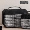 Bolsa Cosmética de Cuero para mujer caja de almacenamiento de gran capacidad estuche cosmético portátil bolsa de almacenamiento de cosméticos de aspecto elegante al por mayor