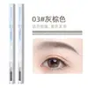 El Nuevo Lápiz de Cejas Doble Ultra Fino Delinea Naturalmente las Cejas Salvajes y No Se Desvanece ni Se Elimina Fácilmente el Maquillaje. Cosméticos Asequibles para Principiantes