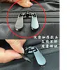 Bolsa de viaje negra delantera trasera para hombre tela Oxford impermeable de mano portátil bolsa de viaje