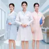 Uniformes de enfermera de alta calidad y manga larga, batas blancas, ropa de trabajo para salones de belleza y uniformes de enfermera de manga corta para farmacias