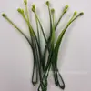 Venta Caliente de Ebay Planta Verde Simple de Simulación Hierba Acuática Hojas Comercio Exterior Transfronterizo Artesanía Broche Pinza de Pelo Arreglo Floral Decoración de Boda