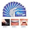 Calcomanías 3D para dientes Calcomanías 5D para blanquear los dientes Blanco deslumbrante Blanqueamiento dental Calcomanías 7 pares de calcomanías de belleza para dientes descontaminantes anti-amarilleo