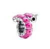 Panjia nuevo aleación Diamante agujero grande pulsera de cuentas accesorios personalidad DIY Punto de Amor taladro Oruga cuentas sueltas