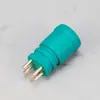 Conector de Sinal M8 Macho e Fêmea Mini Nylon Núcleo de Borracha Plug para Veículo Elétrico Plug de Aviação Conector à Prova d'Água M8