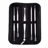 Set de agujas para acné acero inoxidable doble anillo aguja para acné set de 7 piezas aguja para puntos negros aguja para apretar acné aguja de belleza aguja para acné