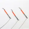 Suministros para Pesca en Mar Giratorio de Acero Inoxidable Equipo de Pesca de Acero Inoxidable Cable de Acero Giratorio de Hoja Única Pesca en Barco Pesca en Mar Giratorio de Hoja Curva