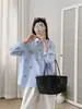 Blusa feminina solta estilo Mori girl japonês, com múltiplos botões, 2026 outono, camisa de manga comprida cardigã, atacado, moderna