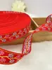 Cinta de jacquard bordada con hilo de oro, estilo pequeño y fragante de 2.1 cm, accesorios para el cabello, embalaje de caja de regalo, cinturón, accesorios para ropa de actuación, venta al por mayor.