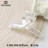2026 Nuevo Clip de Tiburón Pequeño de Gama Alta Clip para el Cabello de Concha Blanca Sirena para Mujeres Pasador Frontal Pasador Clip para el Cabello