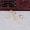 Joias DIY Latão 24k Contas com Contas Contas Onduladas Adorno de Cabeça Hanfu Guirlandas Todo o Cabelo Grampo de Cabelo Flor Material Artesanal B748