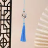 Carpa de la Buena Suerte Estilo Chino, Ciruelo, Orquídea, Bambú, Crisantemo, Loto, Caqui, Borla de Paz, Ropa Decorativa Estilo Antiguo, Colgante para Bolsa de Boda, Adorno Colgante