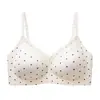 Lingerie Feminina de Verão Fina para Seios Pequenos, Anti-Queda, Estampa Floral, Novo Popular 2026 Sutiã Confortável Sem Costura