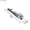 Nail Clippers único pacote grande artesanato portátil cortador de unhas de aço inoxidável plana cortador de unhas ferramentas de unhas atacado