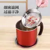 Acero inoxidable 304 Olla para filtro de aceite Cocina Hogar Separador de aceite Taza de almacenamiento de aceite Botella de almacenamiento de aceite Filtro de residuos Artefacto Olla para verter aceite