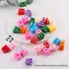 Cuentas Acrílicas de Letras Inglesas de Agujero Grande de Colores Material para Cadena de Teléfono Móvil Hecha a Mano DIY Joyería con Cuentas Pequeños Accesorios