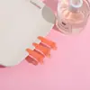Pinzas de pato de plástico de colores dulces hechas a mano para niños, pinzas para el pelo de plástico sólido tipo gelatina para niñas pequeñas, 3.5 cm