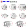 Tuerca Hexagonal de Cubo M3 Bloque de Fijación Acrílico M4 Bloque Cuadrado de Aleación de Aluminio Conector de Marco de Puente para Robot Tapa de Tuerca