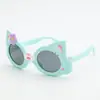 Gafas de Sol Lindas de Gato para Niños Bebé Protección UV Polarizadas Niñas Dibujos Animados Gafas de Protección Solar