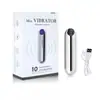 Huevo vibrador en forma de bala recargable por USB con control remoto por aplicación móvil, tapón anal para el autoplacer y masaje de mujeres