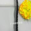 Nuevo gasa hecho a mano color encaje de perlas accesorios encaje de perlas unilateral diy ropa hecha a mano zapatos y sombreros accesorios