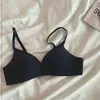 Ropa interior sexy de una pieza para niñas con ribete de encaje, sujetador para niñas fino, sin costuras, sin varillas, transpirable y de soporte