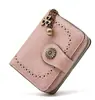 Cartera de Mujer de Nuevo Estilo Transfronteriza con Diseño Hueco, Cremallera y Hebilla, Cartera Corta de Moda Retro Europea y Americana en Stock