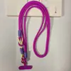 Lanyard Tejido Largo para Teléfono, Duradero y Ajustable, Adecuado para Hombres y Mujeres, Elegante Correa Cruzada que No Presiona el Cuello