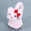 Inverno versão coreana do cartão de coleta desenho animado aplique senhoras orelheiras de pele de coelho estudantes cabeça-vestida orelheiras grossas quentes atacado