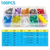 Caja Transfronteriza de 100 Piezas de Fusibles Automotrices de Tamaño Mediano y Pequeño de 2A-35A