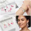 Série Dia dos Namorados de Pingentes Esmaltados em Liga Metálica Acessórios para Joias Artesanais DIY Pingentes para Colar Pulseira Brincos Chaveiro