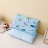 Funda de almohada para niños + Relleno de almohada [Doble cara, doble uso] + Terciopelo de frijol, almohada para siesta de jardín de infantes, bebé, niño grande