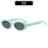 Moda Europea y Americana Versátil Retro Marco Pequeño Estilo Callejero Tendencia Gafas de Sol Protección Solar para Ciclismo al Aire Libre Gafas de Sol de Moda para Mujer Transfronterizas