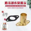 Bomba Submersível DC com Saídas de 1 Polegada 12V24V48V60V Bomba para Bateria de Veículo Elétrico Conector Flangeado de 2 Furos
