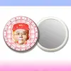 Espejo de Hojalata Tang Lingshan Espejo de Maquillaje Espejo Portátil Merchandising de Ventilador de Concierto Mismo Estilo de Tiktok