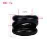 Anillo Doble con Forma de Espiral para Hombre, Anillo Bloqueador de Eyaculación de Larga Duración, Cubierta para Glande de Pene Qq, Producto Sexual Masculino, Caucho Suave Tpe