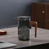 Taza Elegante Mingxin Tang Vidrio de Borosilicato Alto Resistente a Altas Temperaturas Tetera Salida de Agua de un Solo Clic L Cafetera Perezosa Lujo Accesible