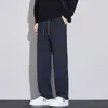Venta al por mayor directa de fábrica Pantalones Casuales Nuevos de Otoño/Invierno para Hombre Casual de Negocios Cálidos y Amigables con la Piel Pantalones Largos Rectos de Sarga