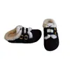 Pantuflas Birkenstock Retro de Doble Hebilla con Suela Gruesa para Mujer 2026 Nuevas sin Cierre Fáciles con Peluche Antideslizantes de Punta Cerrada