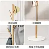 Perchero de Mármol de Lujo Ligero, Simple de Pie para Dormitorio Uso Doméstico, Almacenamiento de Lujo Ligero, Perchero de Bolsos Moderno Minimalista